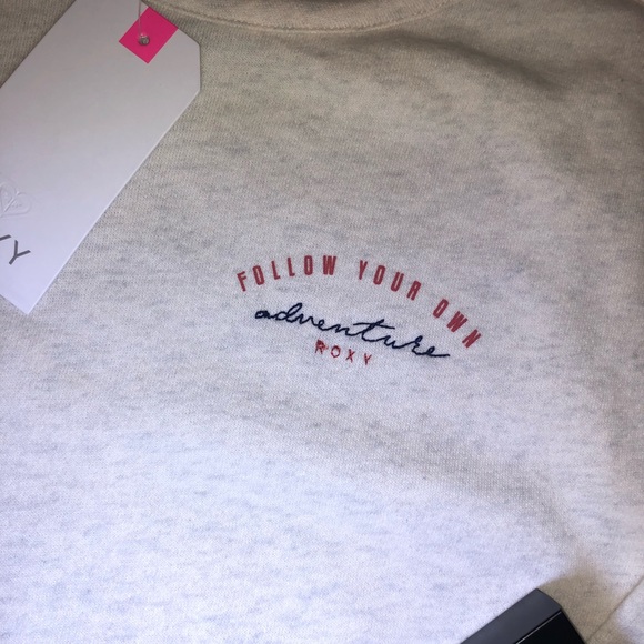 🆕Roxy Glitter And Gold Sweatshirt - Picture 3 of 5